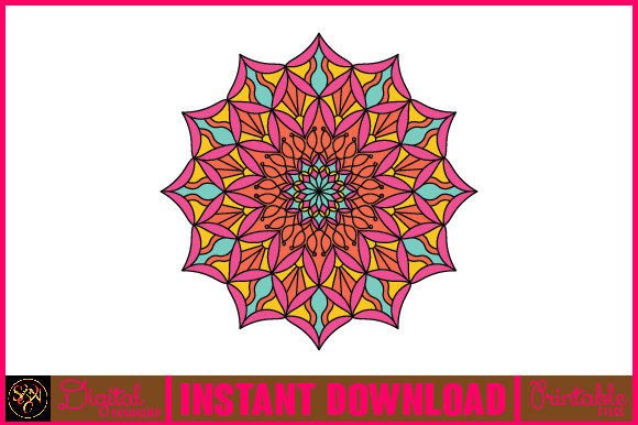 Mandala 3D Layered SVG: Crafts & Graphics