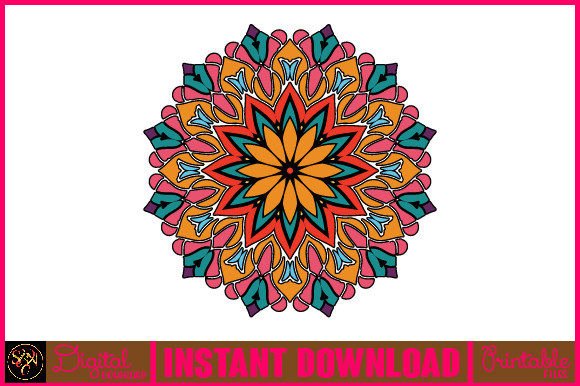 Mandala 3D Layered SVG: Crafts & Graphics