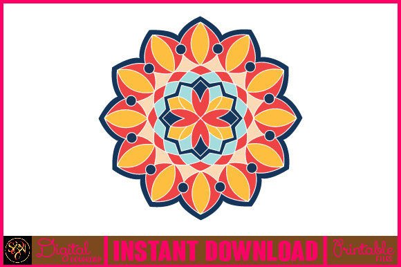 Mandala 3D Layered SVG: Crafts & Graphics