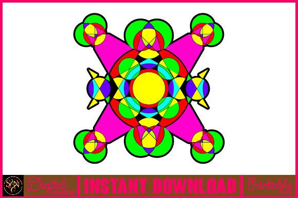 Mandala 3D Layered SVG: Crafts & Graphics