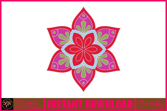 Mandala 3D Layered SVG Cut File-101 for Graphics