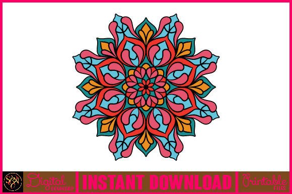 Mandala 3D Layered SVG Cut File-114: Graphics for Crafts