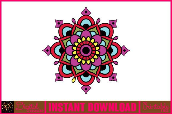 Mandala 3D Layered SVG Cut File-124 for Graphics