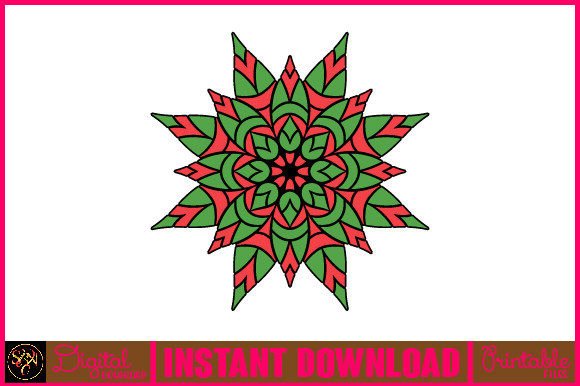 Mandala 3D Layered SVG Cut File-134 for Graphics and Crafts