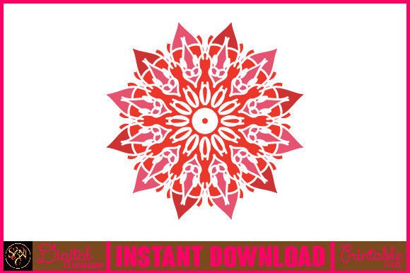 Mandala 3D Layered SVG Cut File-144 for Crafts