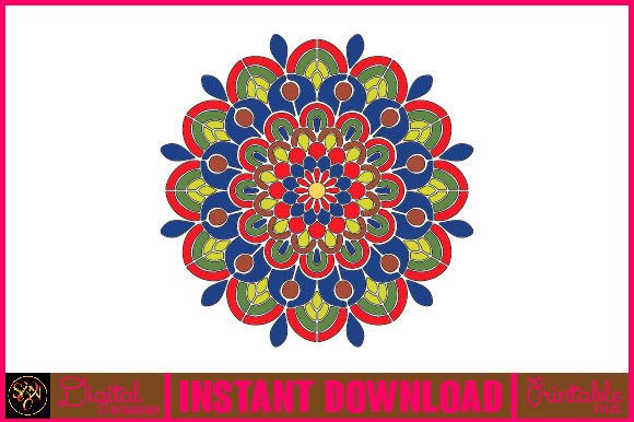 Mandala 3D Layered SVG Cut File-166 for Graphics