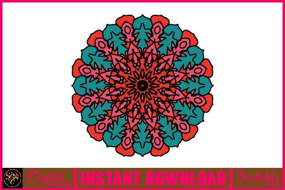 Mandala 3D Layered SVG Cut File-171: Graphics & Crafts