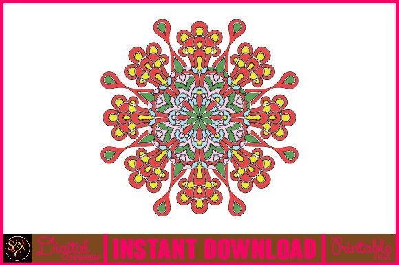 Mandala 3D Layered SVG Cut File-172 for Graphics and Crafts