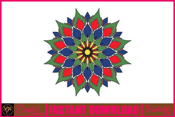 Mandala 3D Layered SVG Cut File-179 for Graphics and Crafts
