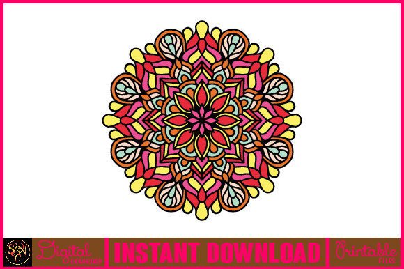 Mandala 3D Layered SVG Cut File-195: Graphics for Crafts