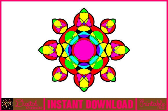 Mandala 3D Layered SVG Cut File-6 for Crafts & Graphics