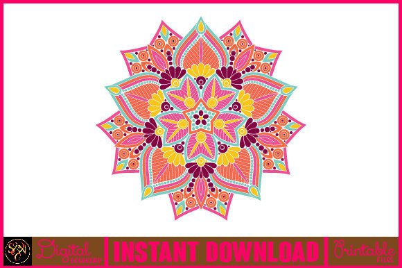 Mandala 3D Layered SVG Cut File-71: Crafts & Graphics