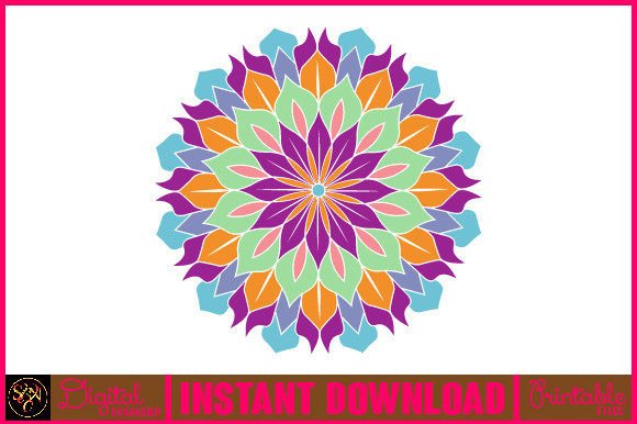Mandala 3D Layered SVG Cut File-76 for Crafts