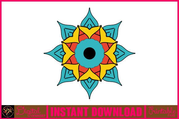 Mandala 3D Layered SVG for Crafts & Graphics