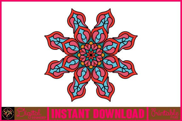 Mandala 3D Layered SVG for Crafts & Graphics