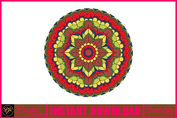 Mandala 3D Layered SVG: Graphics for Crafts