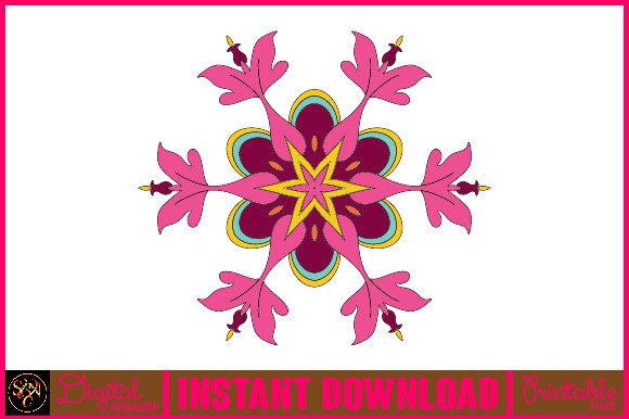 Mandala 3D Layered SVG: Graphics for Crafts