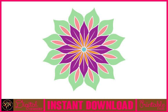 Mandala 3D SVG for Crafts & Graphics