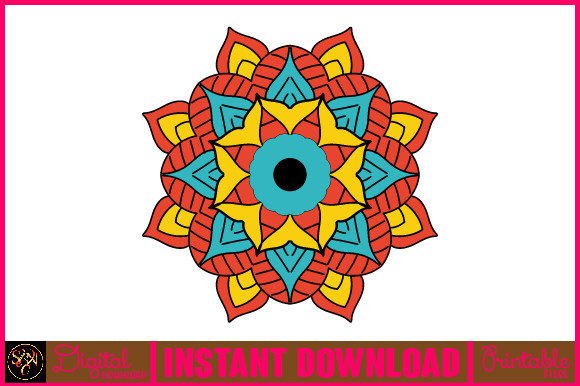 Mandala 3D SVG: Graphics for Crafts