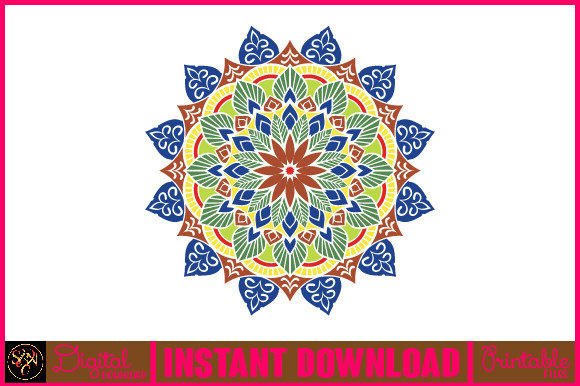 Mandala 3D SVG: Graphics for Crafts