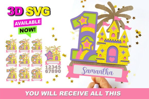 Princess Castle SVG for Crafts & Graphics