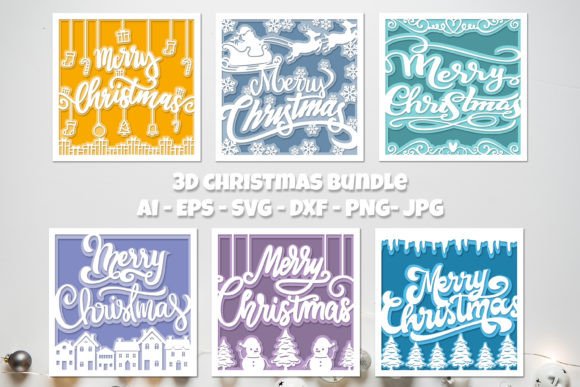 Review: Christmas Cards Bundle SVG for Embroidery