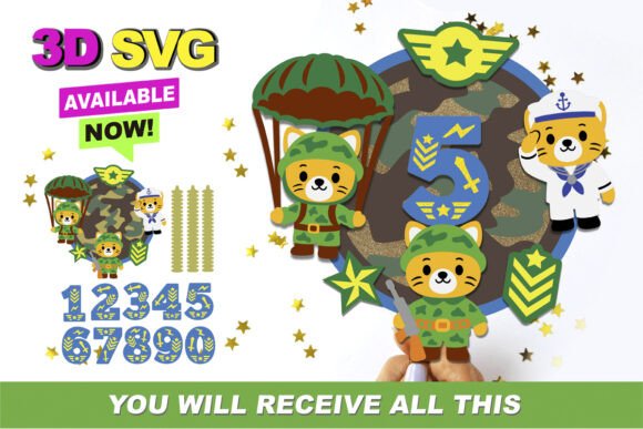 Reviewing the Plastic Army Men Cake Topper 3D SVG
