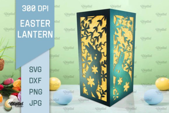 Spring Laser Cutting: 3D Easter Lantern SVG
